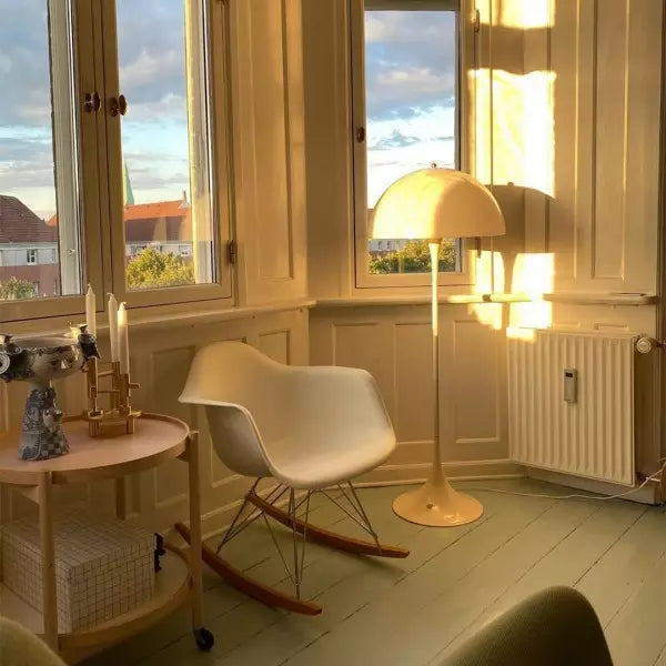 Moderne paddenstoel vloerlamp