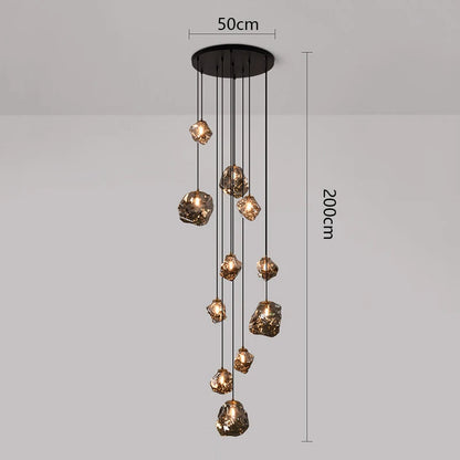 Moderne LED-trap kroonluchter