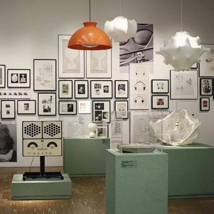 Beeldhouwwerk cocon hanglamp