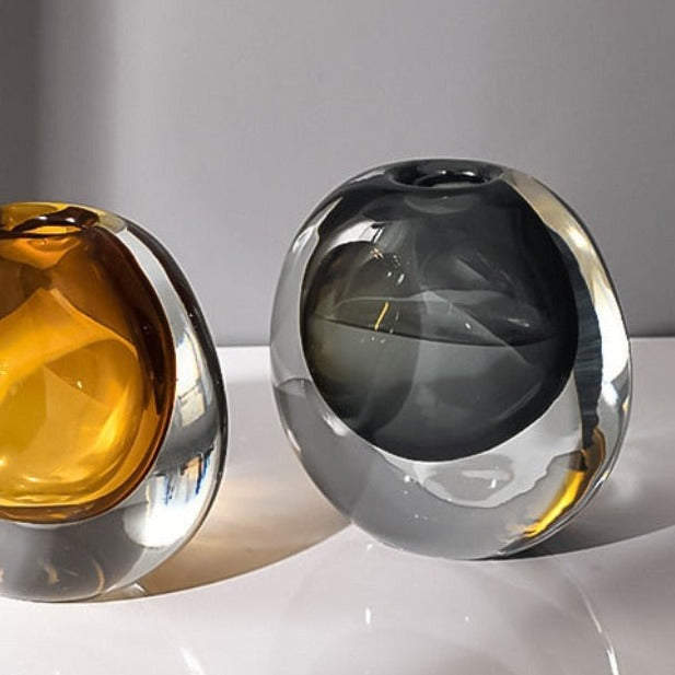 Elegante glazen vaas – tijdloze kunst en vakmanschap