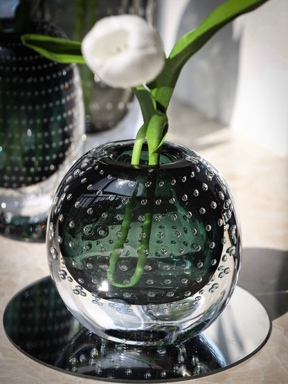 Elegante glazen vaas – tijdloze kunst en vakmanschap